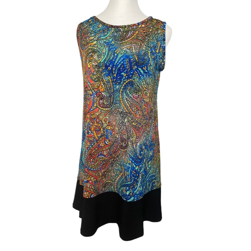 Ronni Nicole Multicolor Paisley Print Sleeveless Women’s Dress Size 6P